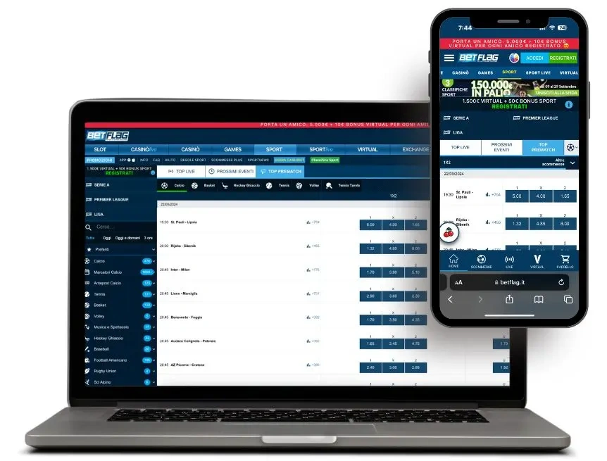 Captura de la App de BetFlag Casino